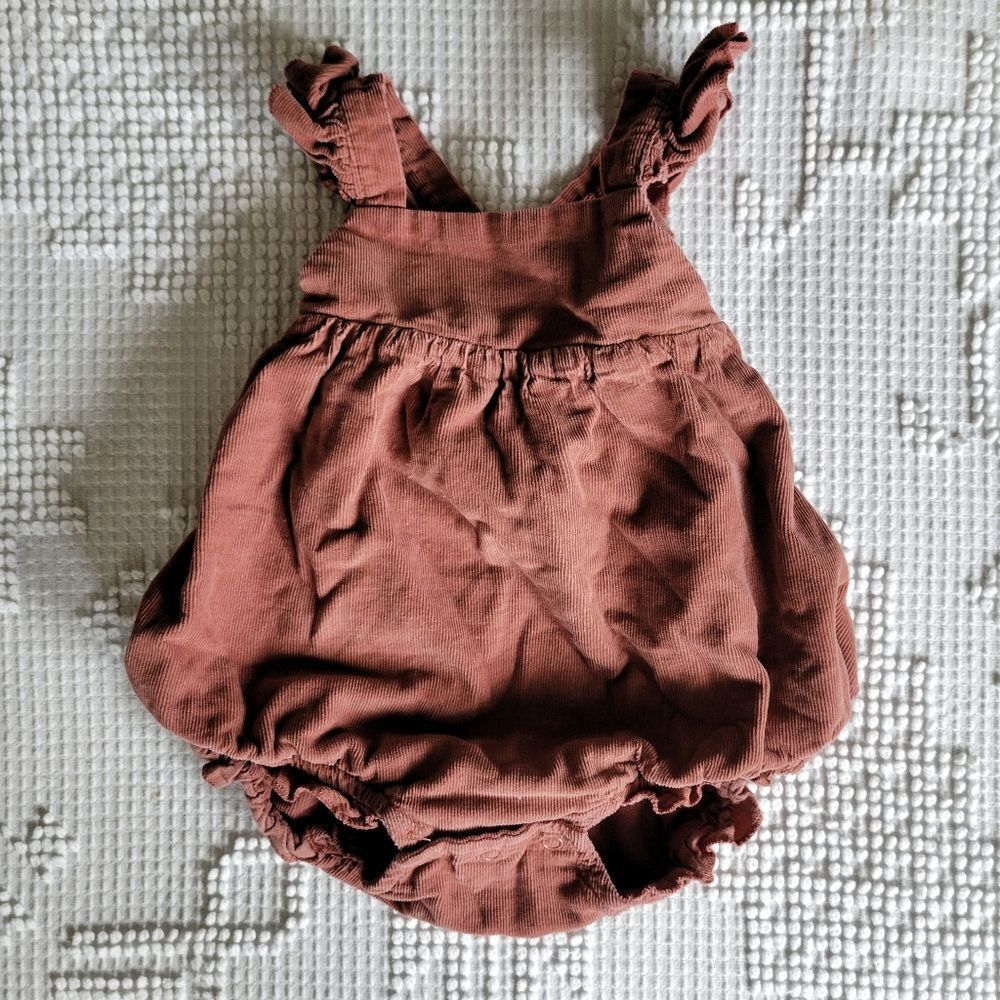 Maison Me Baby Kenza Romper in Dusty Rose | 12-18mo